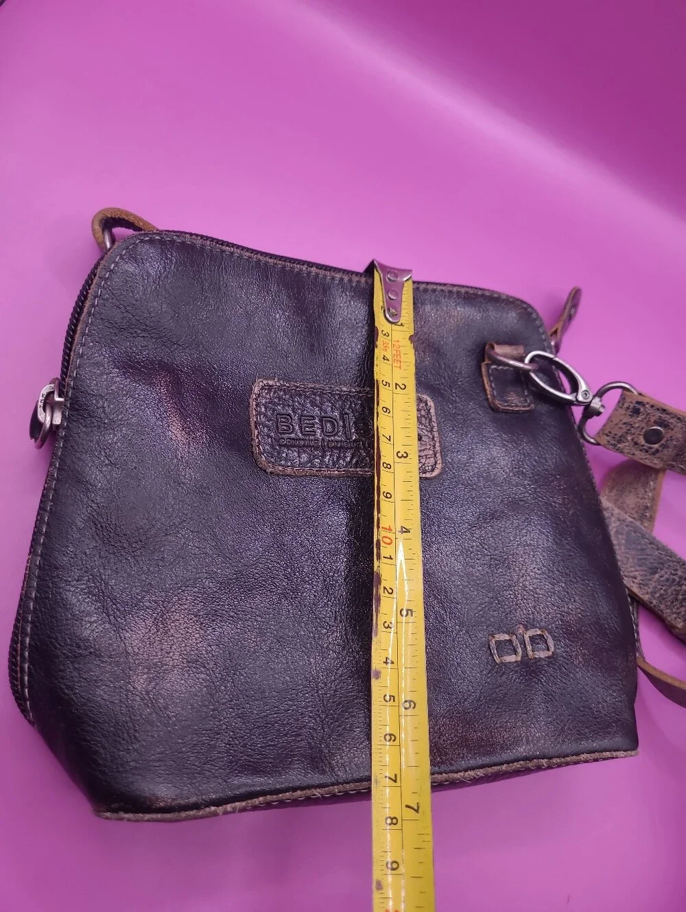 Bed|Stu Ventura Black Hand Washed Handbag Bed Stu Read Description